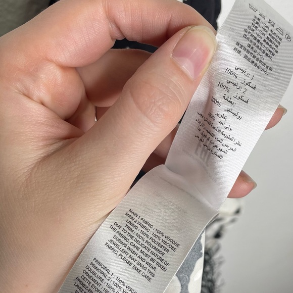 Self Portrait Black‎ White Leopard Printed Wrap Top Asymmetric Lace Trim Blouse - Picture 6 of 11